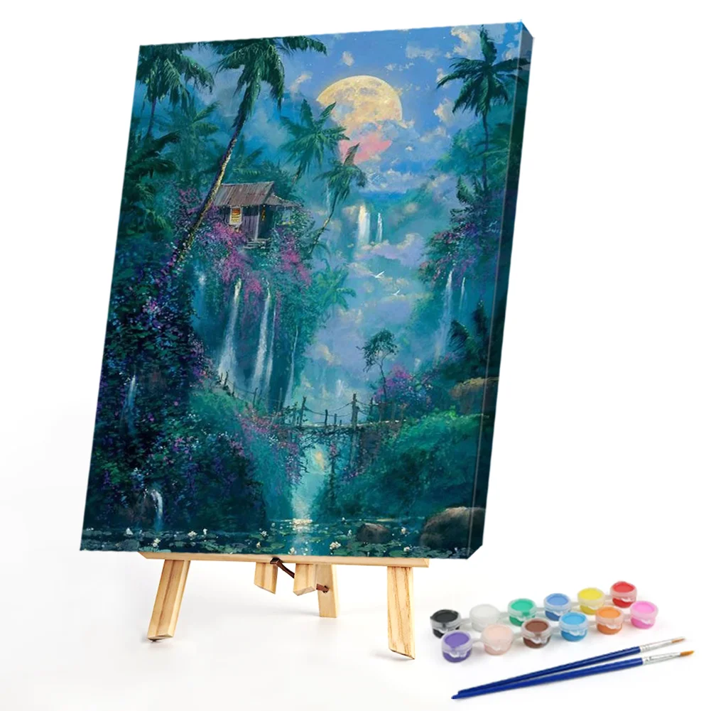 Woods Moon - Paint By Numbers(40*50CM)