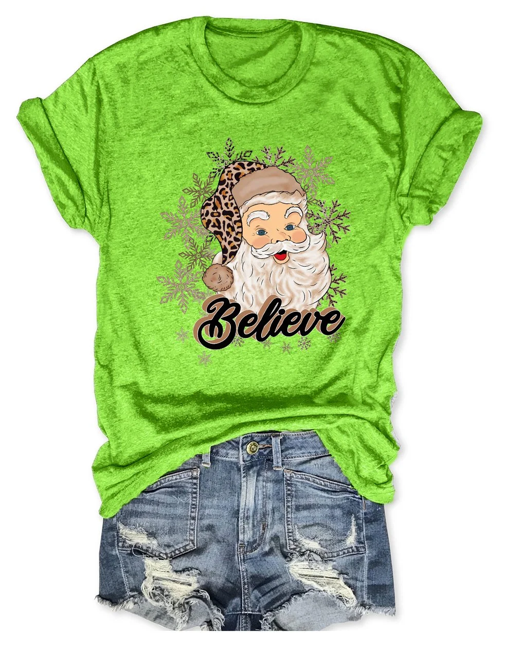 Christmas Santa Believe T-Shirt