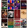 (Multi Style)Groupe de musique - Panneaux en &eacute;tain m&eacute;tallique(20*30cm/30*40cm) - Musique