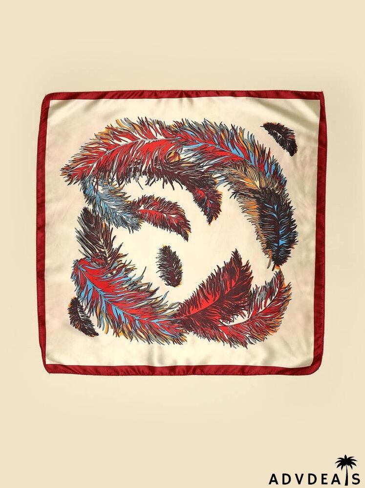 Feather Print Bandana