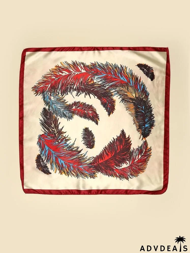 Feather Print Bandana