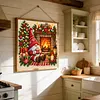 Stamped Cross Stitch Kit for Adults Gnome Cross Stitch 11CT 45x45cm tapestrymarket