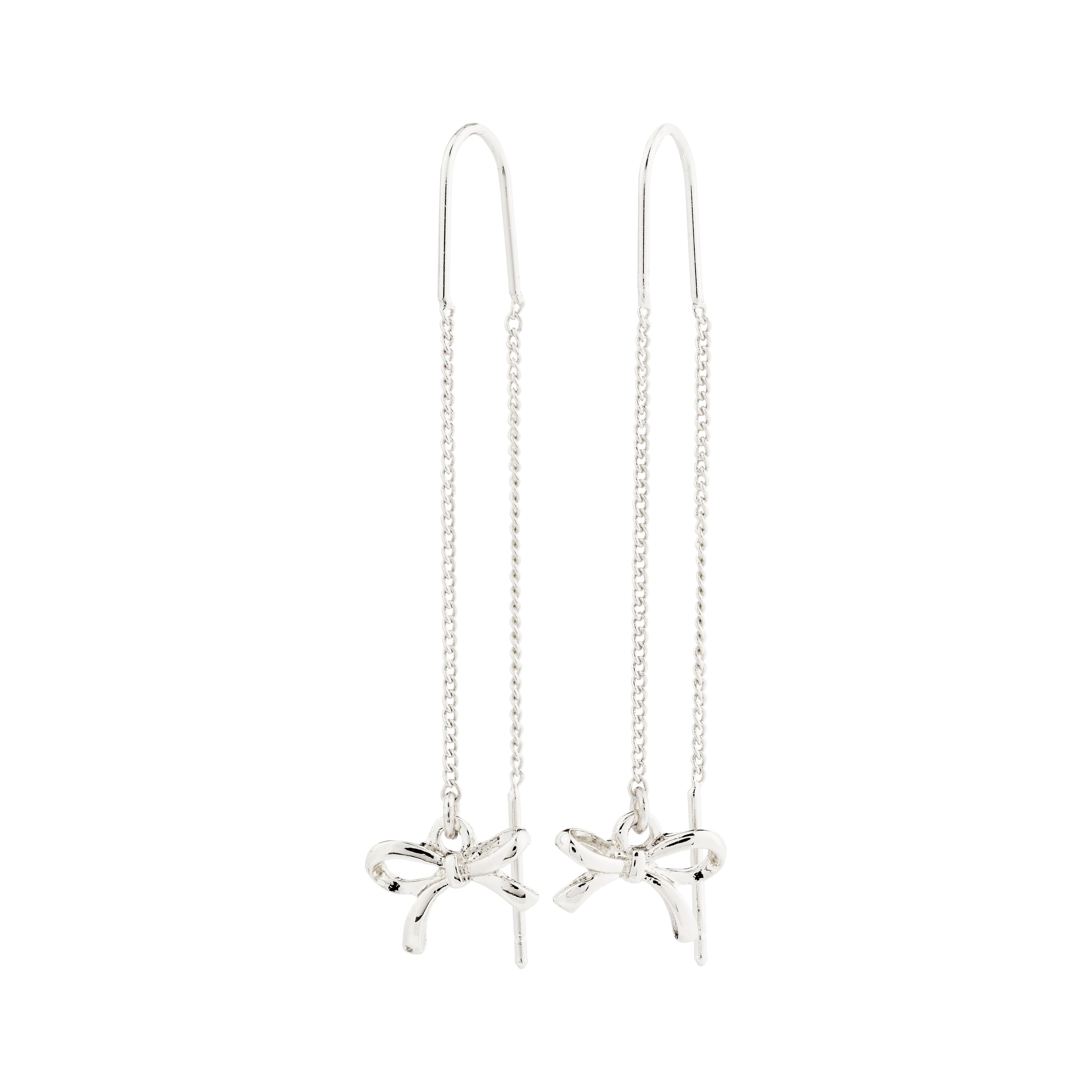 LYSANDRA chain earrings silver-plated