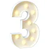 70cm LED Number Figure Light Easy To Assemble & Lightweight Large Lighted Number Warm Lighting & Radiant Atmosphere for Anniversary Graduation Decoration