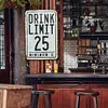 Drinking Limits - Metal Tin Signs(8*12Inch/12*16Inch) - Bar