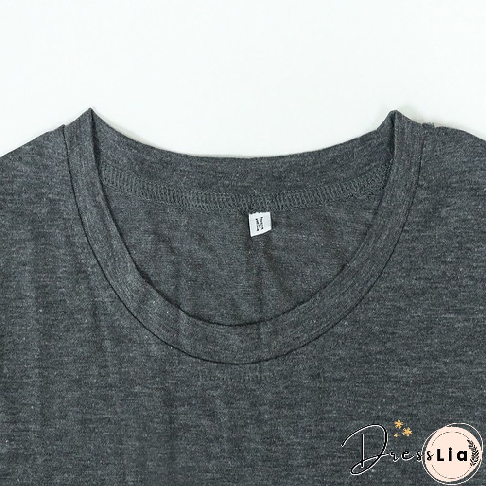 Cute Music Printed T-Shirts Women Short Sleeve Funny Round Neck Tee Shirt Casual Summer Tops