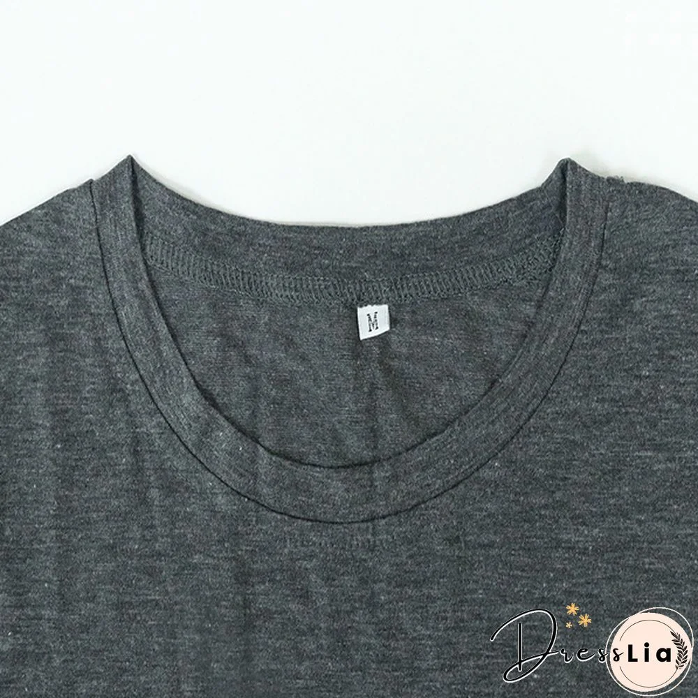 Cute Music Printed T-Shirts Women Short Sleeve Funny Round Neck Tee Shirt Casual Summer Tops