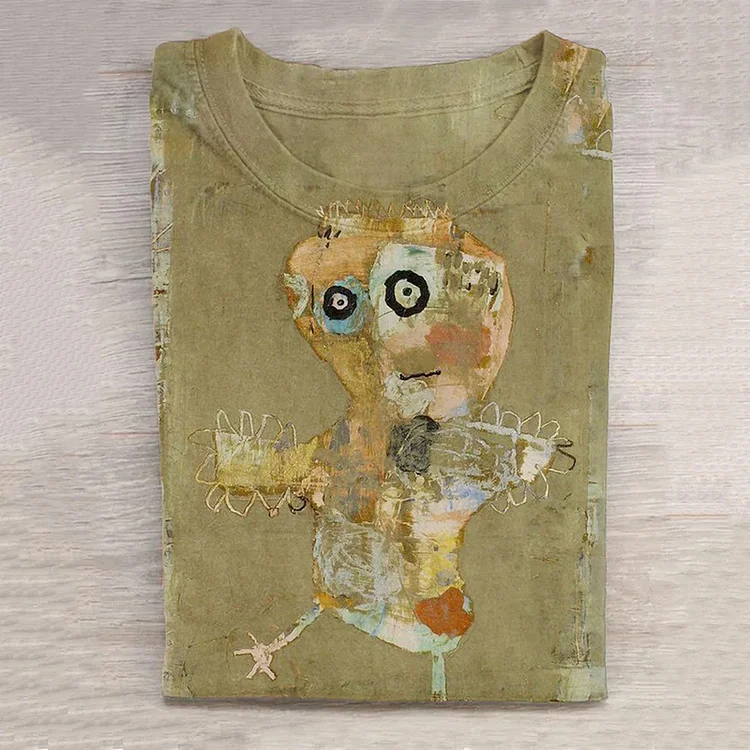 Wearshes Fun Abstract Art Print Short Sleeve T-Shirt