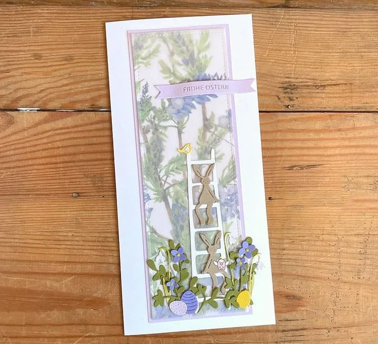 Piggy Craft metal cutting dies cut die mold Stairs flowers leaves Scrapbook paper craft knife mould blade punch stencils dies