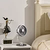 360&deg; Rotatable Folding Desktop Metal Fan Rechargeable