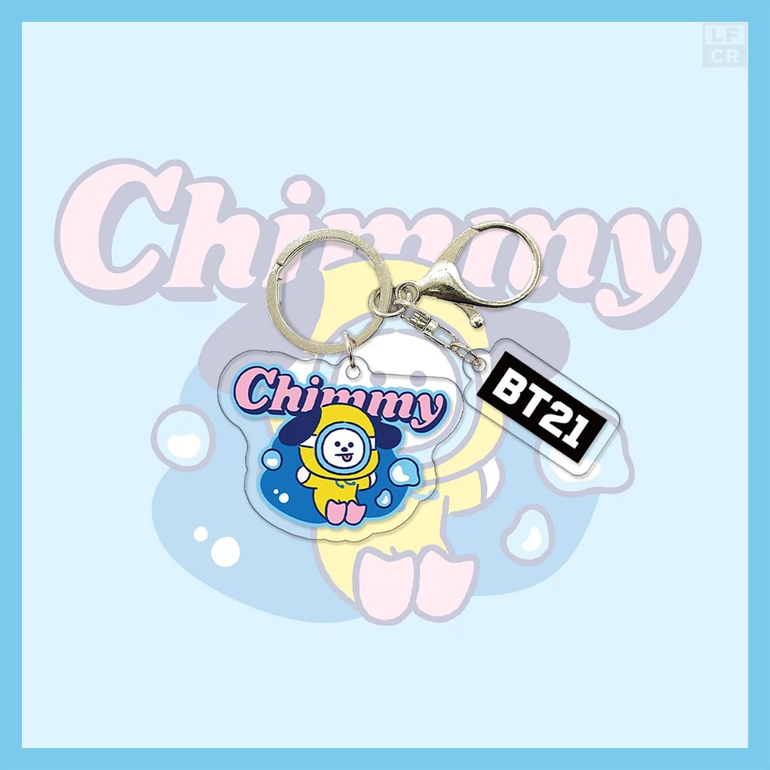 BT21 Let's Splash Cute Keychain