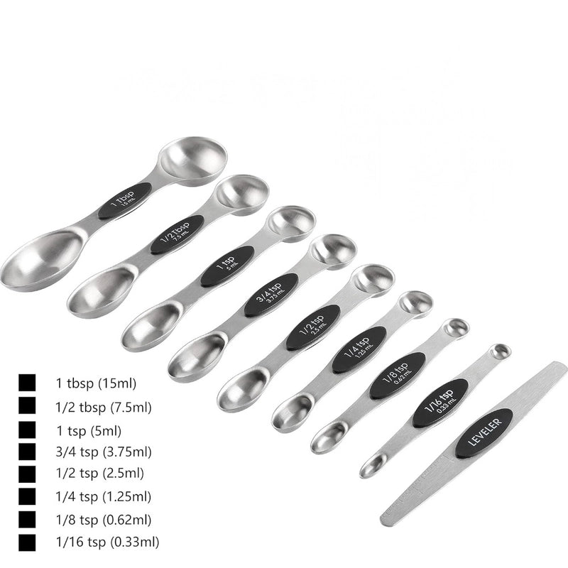Casual Solid Color 430 Stainless Steel Silica Gel Measuring Spoon Measuring Cup 1 Piece 1 Set
