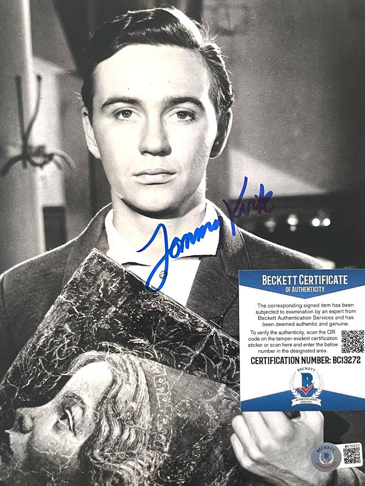 Tommy Kirk (1941-2021) Shaggy Dog Original Autographed 8x10 Photo Poster painting w/Beckett COA