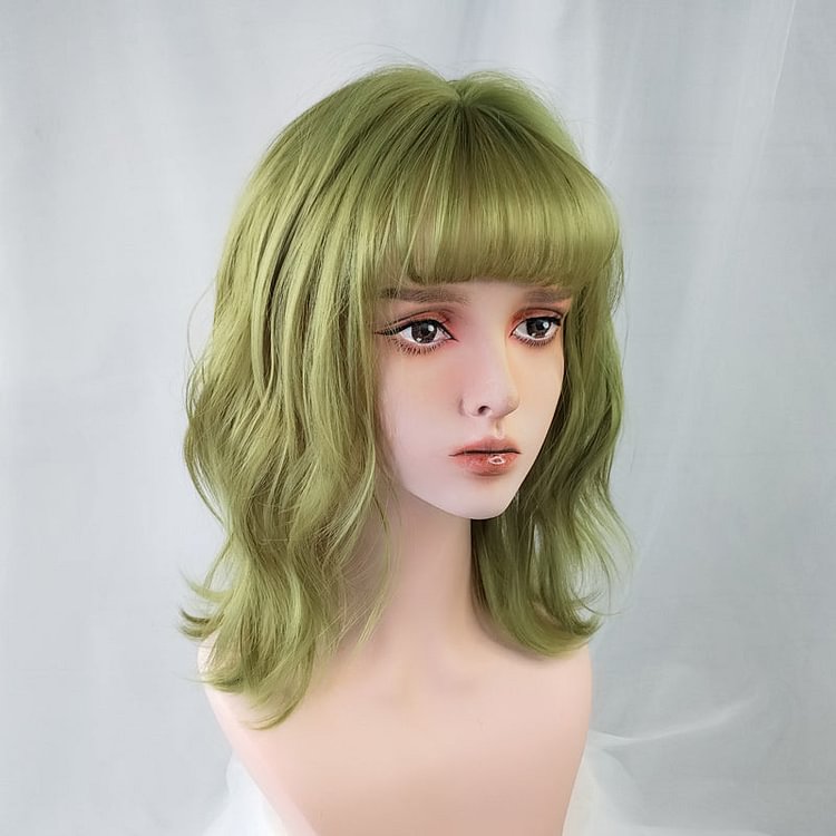 Fluorescent Green Short Wig