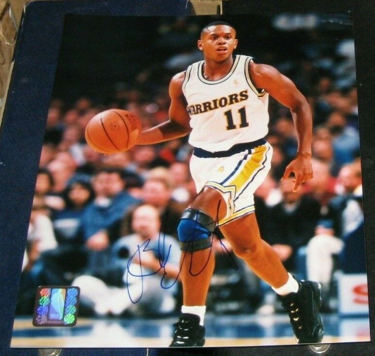 BJ Armstrong Golden St Warriors SIGNED AUTOGRAPHED Photo Poster painting FILE 8x10 Basketball