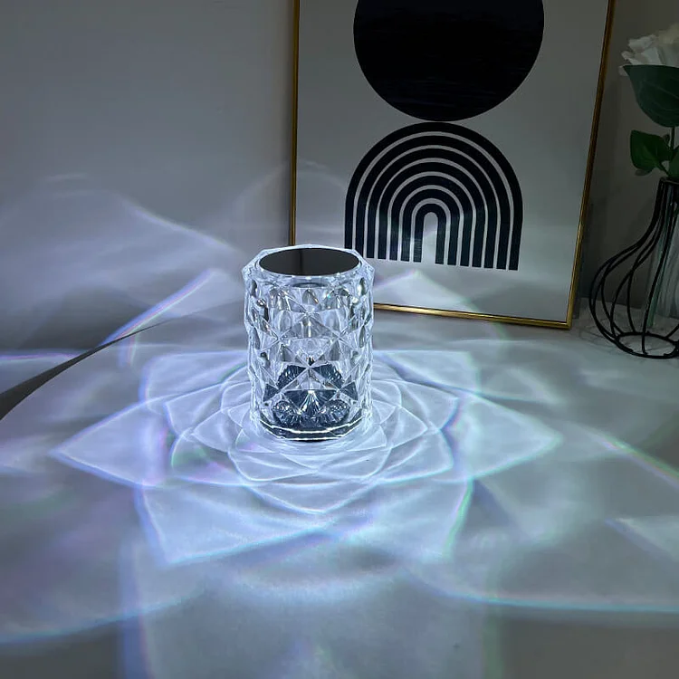 Modern Rose Crystal Atmosphere Table Lamp