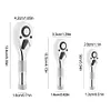 72 Teeth Quick Socket Mini Ratchet Wrench Spanner Stubby Ratchet Wrench Set