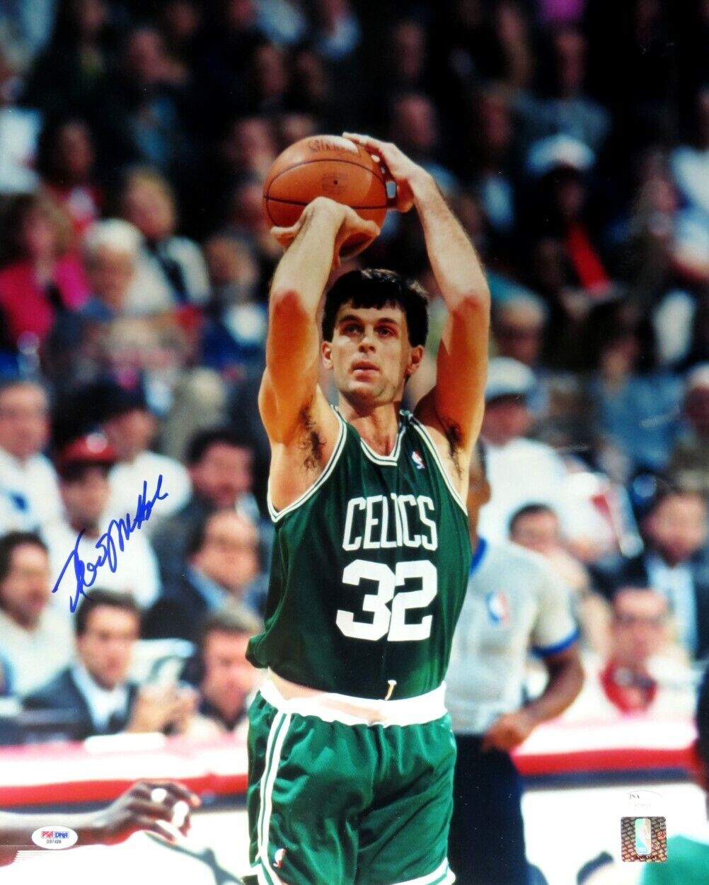 Kevin McHale Signed Autographed 16X20 Photo Poster painting Celtics Ready to Shoot Road JSA