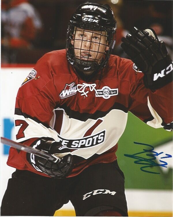 Vancouver Giants Tyler Benson Autographed Signed 8x10 Photo Poster painting COA E