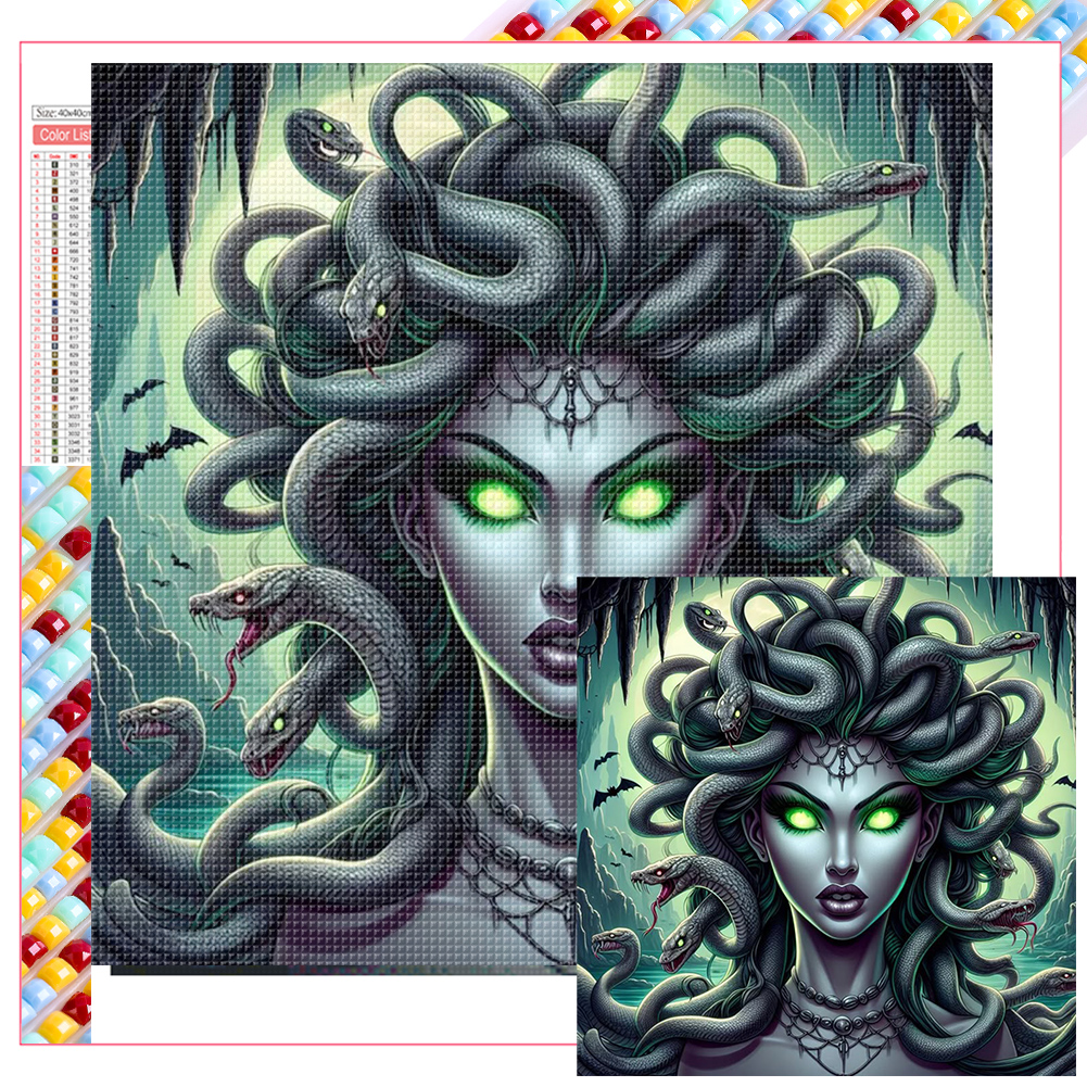 Medusa 40*40cm(picture) full square drill diamond painting