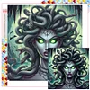 Medusa - quadratischer Bohrer Diamantmalerei - 45*45cm