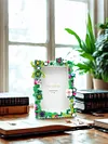 Flower DIY Building Block Photo Frame Kit,Creative Handmade Assembled Photo Frame Handmade Craft Gift Home Tabletop Display Decor