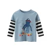 Kid Baby Boys Girls Tee Tops Long Sleeves Print Cartoon T-Shirt