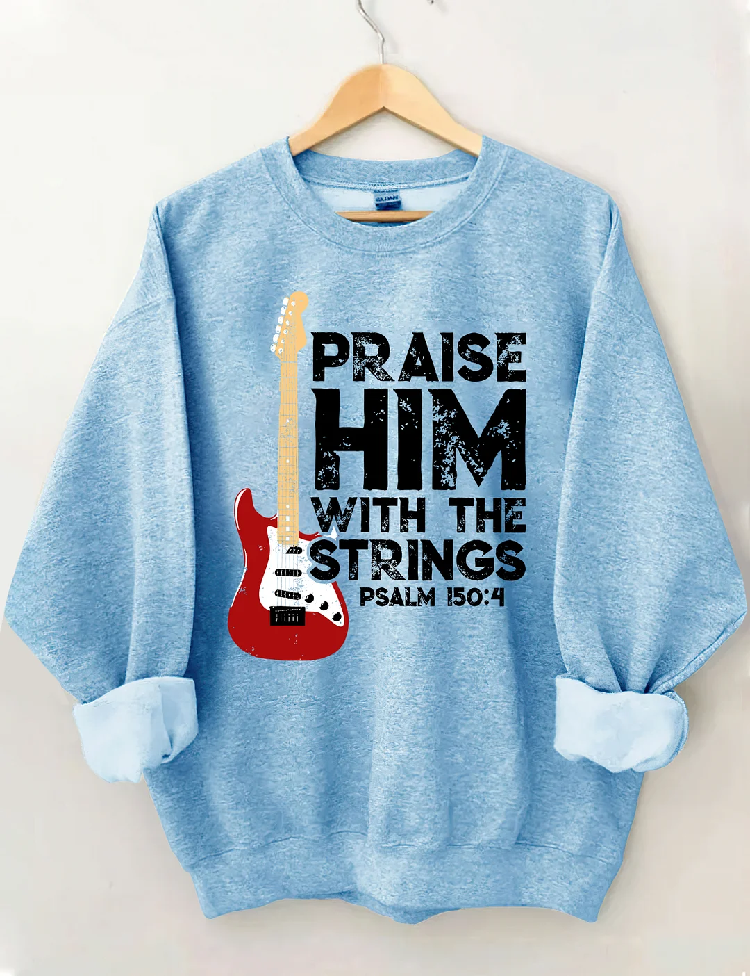 Praise Him With The Strings Sweatshirt