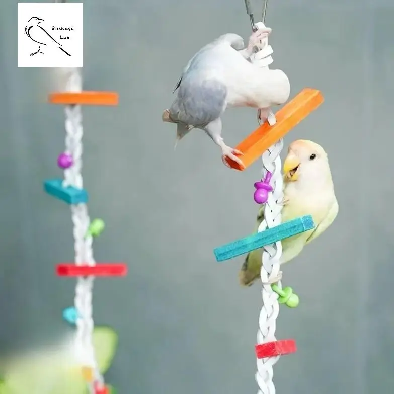 Parrot Cowhide Climbing Swing  Birdcagelab