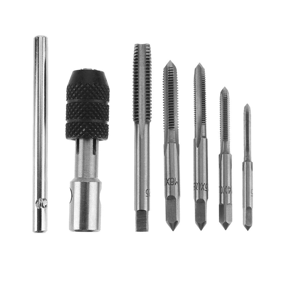 

6pcs T-type Machine Screw Thread Tap Wrench M3/M4/M5/M6/M8 Tap Set DIY Tool, 501 Original