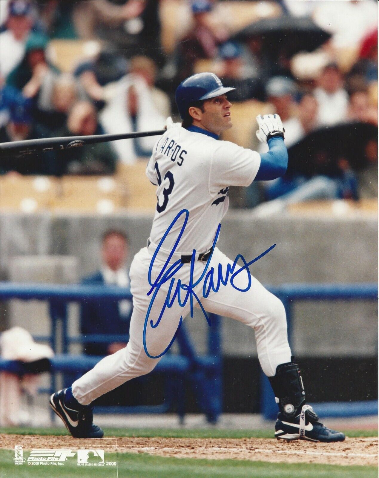 Eric Karros Autographed 8x10 Los Angeles Dodgers#S1145