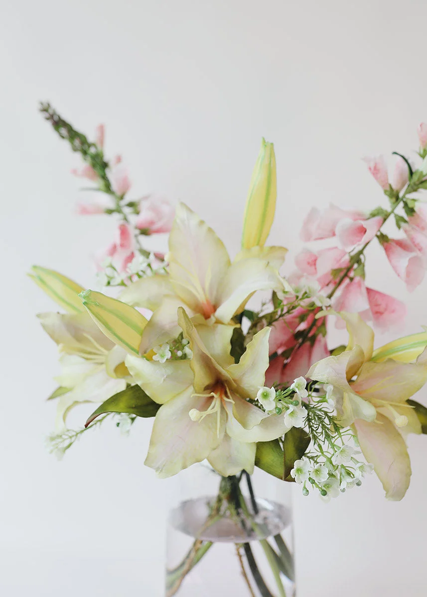 White Fake Waxflower Filler Flowers - 26"