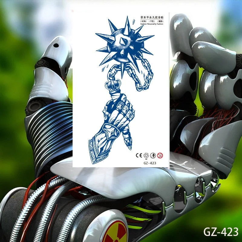 Temporary Waterproof Tattoos Stickers Sad Broken Heart Juice Ink Lasting Boy Girl Arm Chest Neck Shoulder Collarbone Fake Tatoo