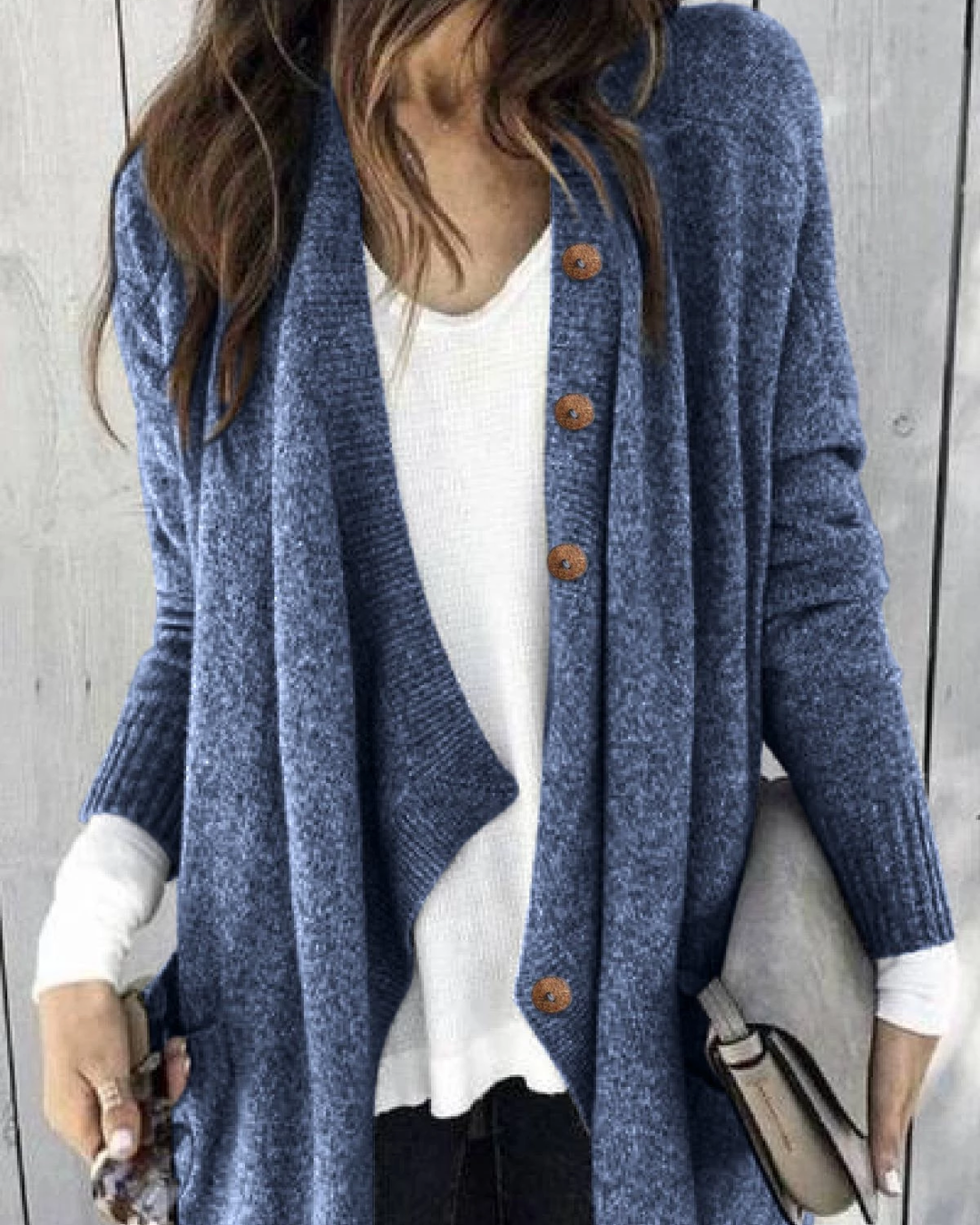 Elegant  Long Sleeve  Cardigan