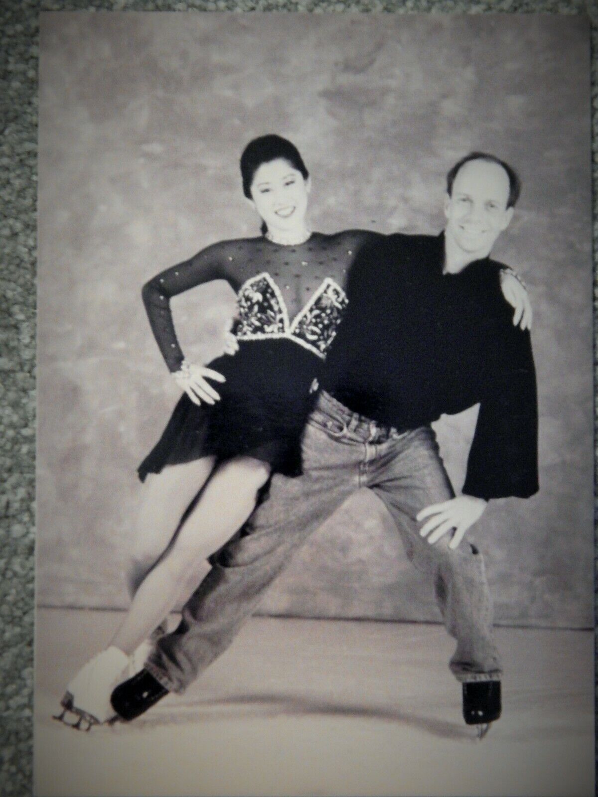 SCOTT HAMILTON, KRISTI YAMAGUCHI PROMO Photo Poster painting, JAN 1996 Stars on Ice Tour NEW