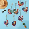 DIY Diamond Art Keychains Diamond Mosaic Kit Point Drill Key Ring