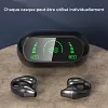 Casque d'&Eacute;coute &agrave; Conduction Osseuse Avec Clip d'Oreille Sans Fil
