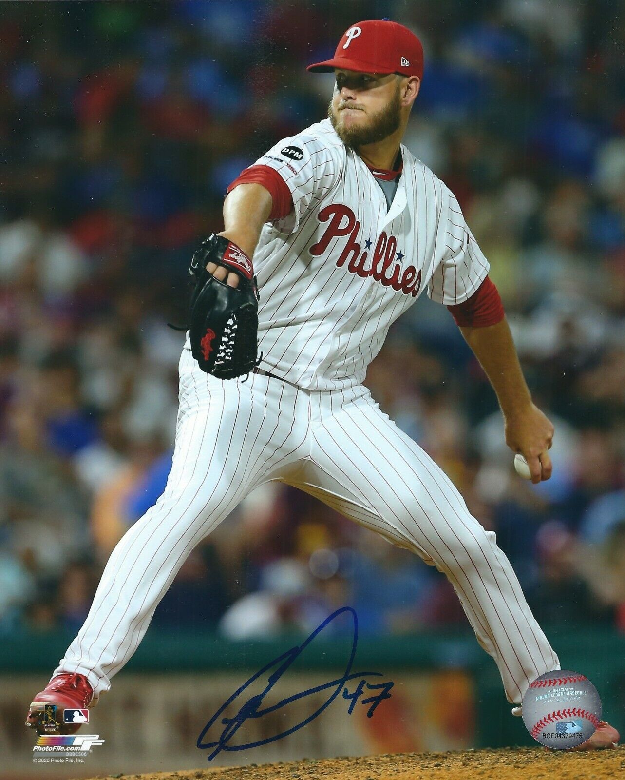 Signed 8x10 COLE IRVIN Philadelphia Phillies Autographed Photo Poster painting - COA