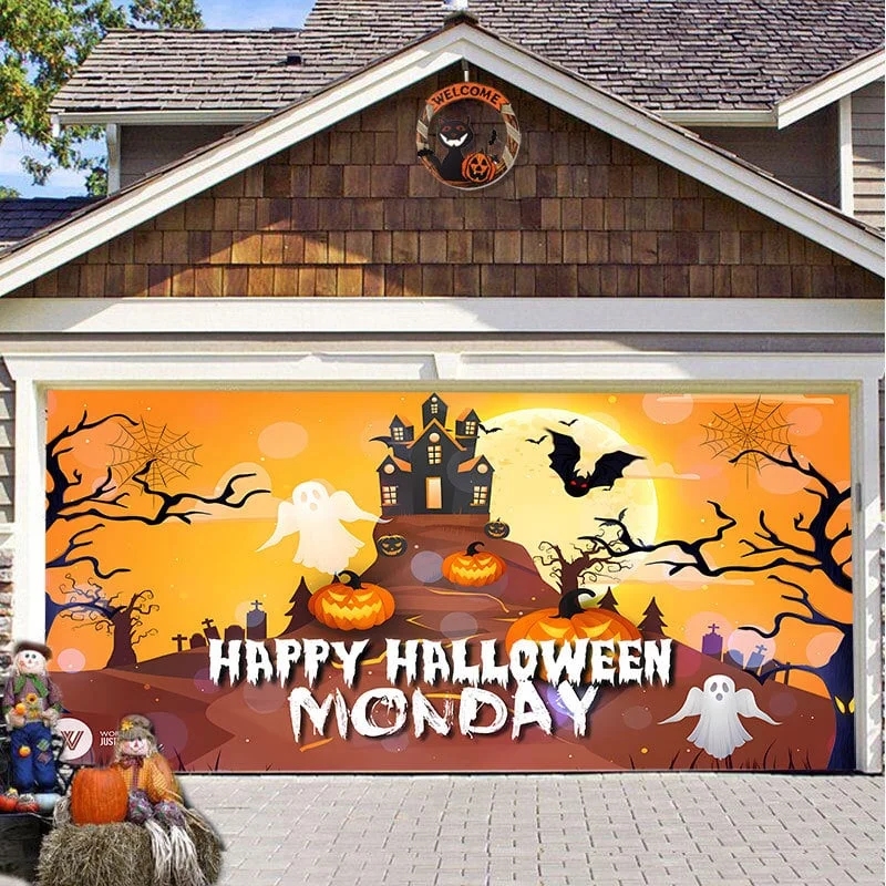 Last Day Sale 49% OFF - Halloween 2023 Garage Door Decoration