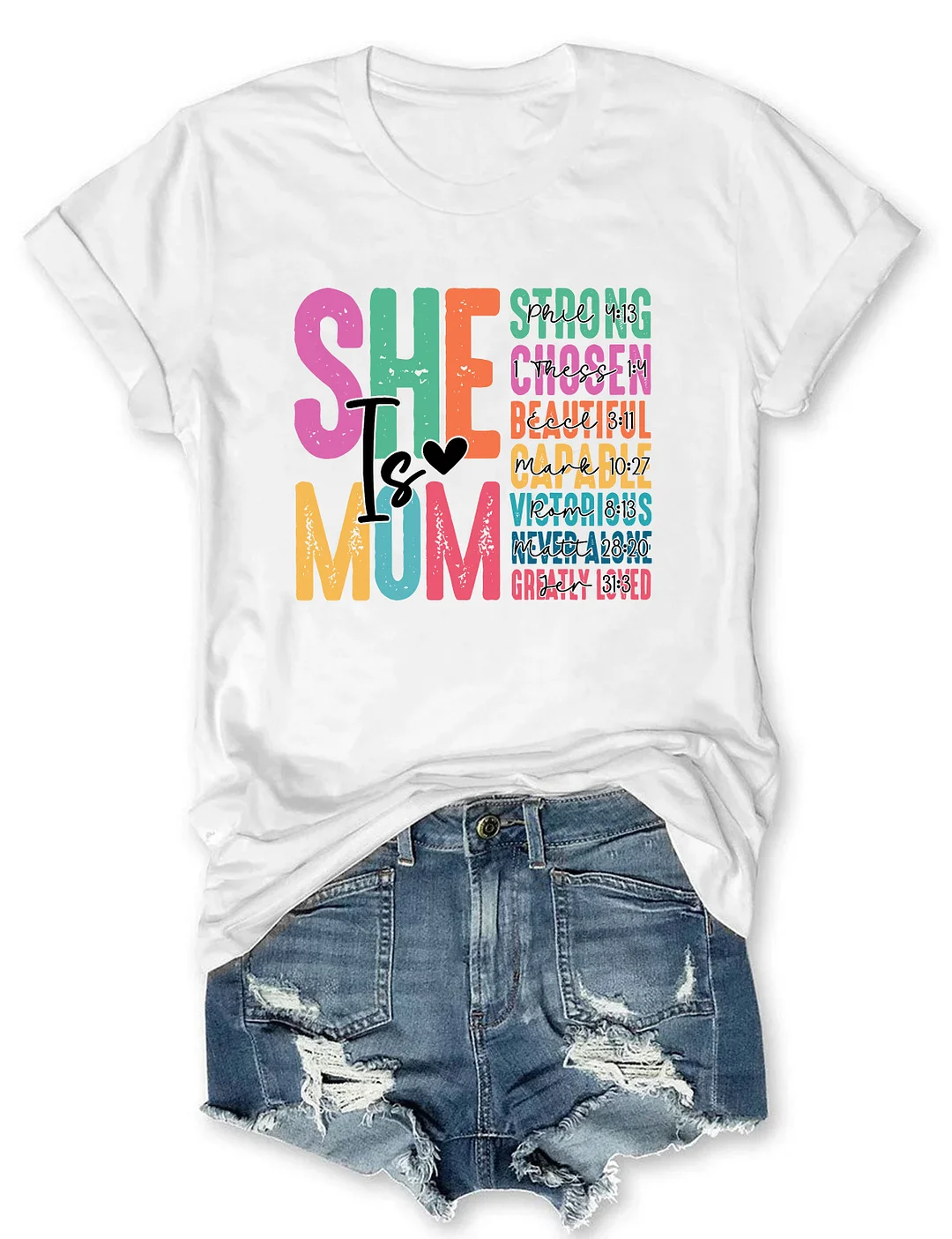 She Is Mom T-shirt