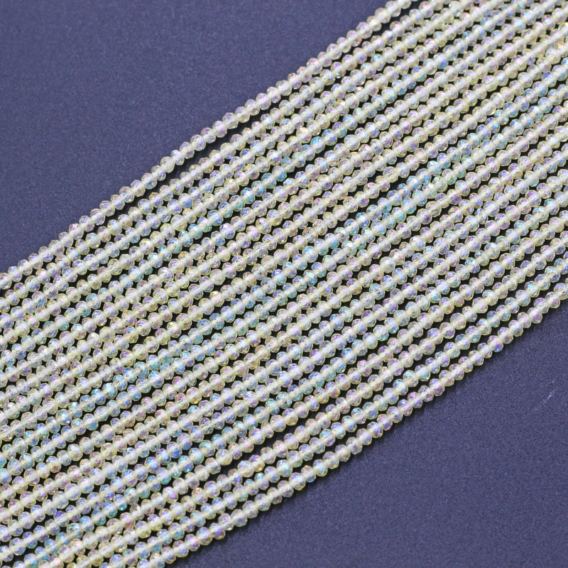 5 Pieces Per Pack Beaded Artificial Crystal Glass Geometric Beads