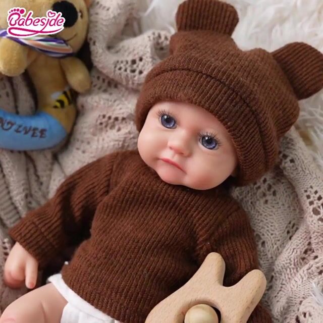 Babeside Jeffrey 12"/16" Realistic Silicone Quiet Baby Little Infant Building Lovely Memories