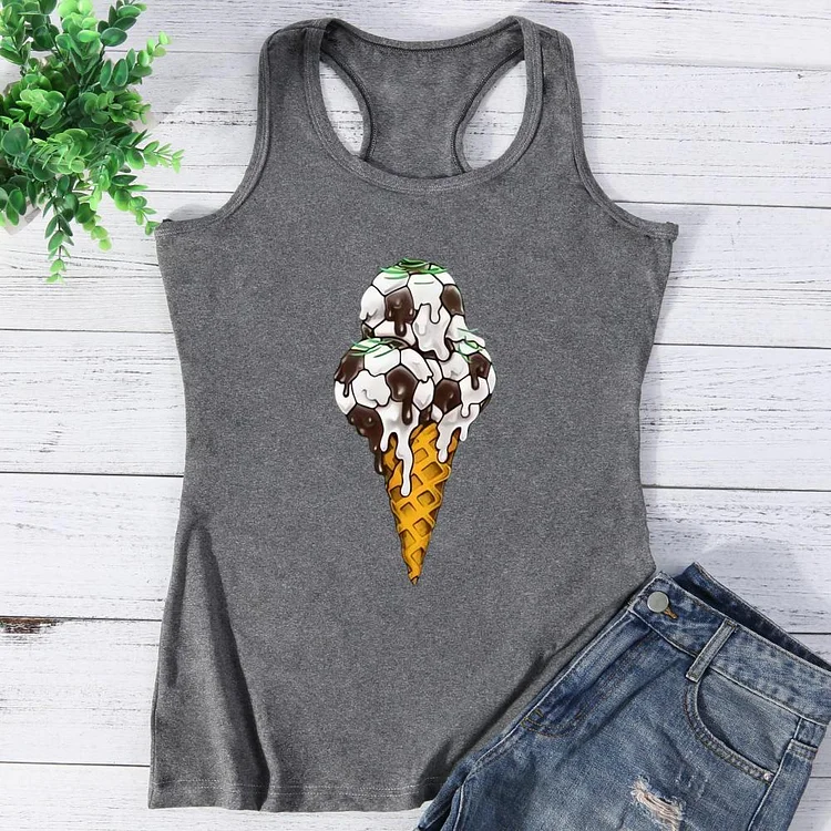 soccer ice cream Vest Tank Top-0026082