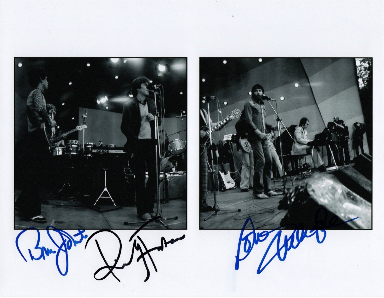 The Beach Boys REAL hand SIGNED 8x10 Photo Poster painting #3 COA by 3 Mike Bruce Ricky