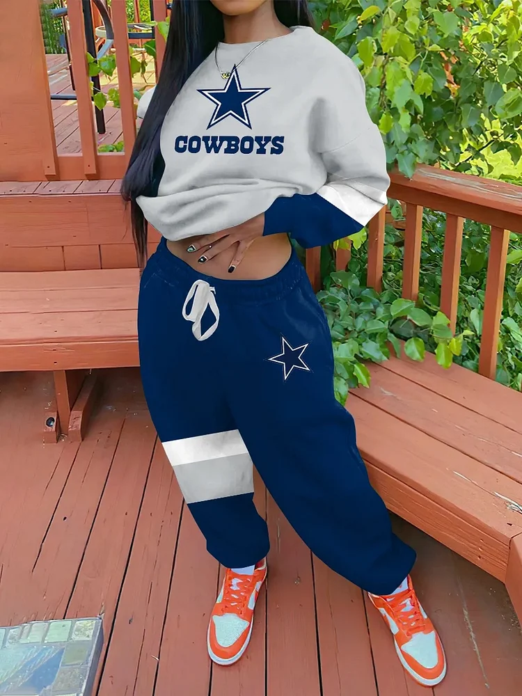 Dallas Cowboys Sportswear Crewneck Sweatshirt Suit