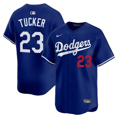 Women's Los Angeles Dodgers #23 Kyle Tucker  Navy Home Replica Jersey