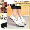 Gioiacombo&trade; Scarpe casual in pelle con velcro comfort da donna