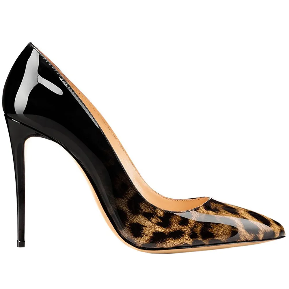 3.94" Gradient Color Heels Party Daily Pumps-vocosishoes