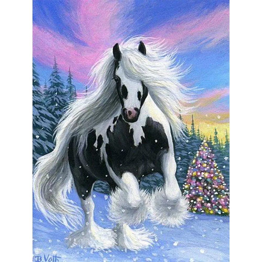 Other Wall Decorative Diy Horse Diamond Painting Kits For Adults And  Beginners, 5d Round Diamond Painting Kits Horse Diamond Art Kits Full Drill  Paint