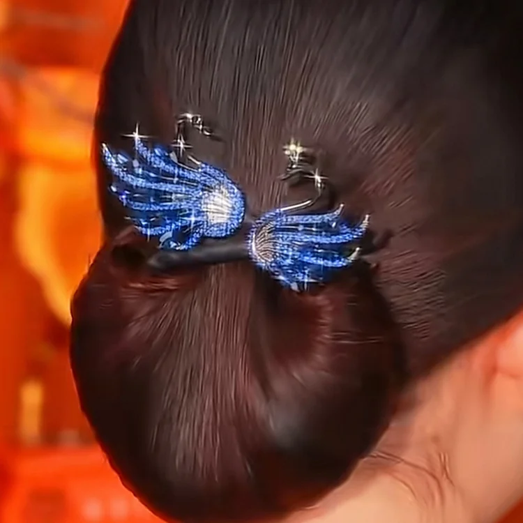Diamond Peacock Hair Disk KERENTILA